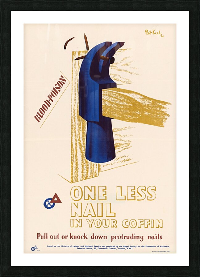 Blood Poison – One Less Nail in Your Coffin  Picture Frame print