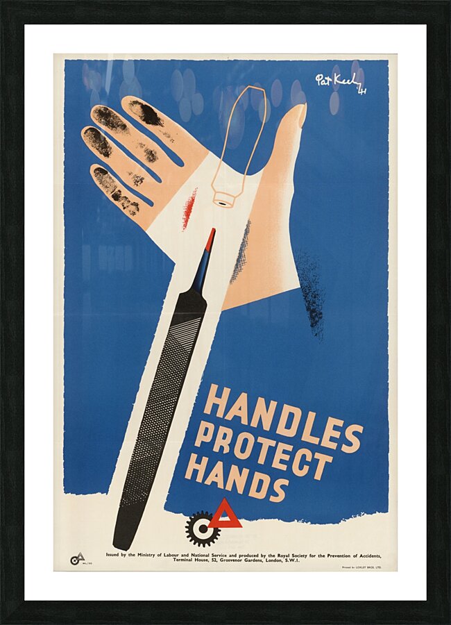 Handles Protect Hands Picture Frame print