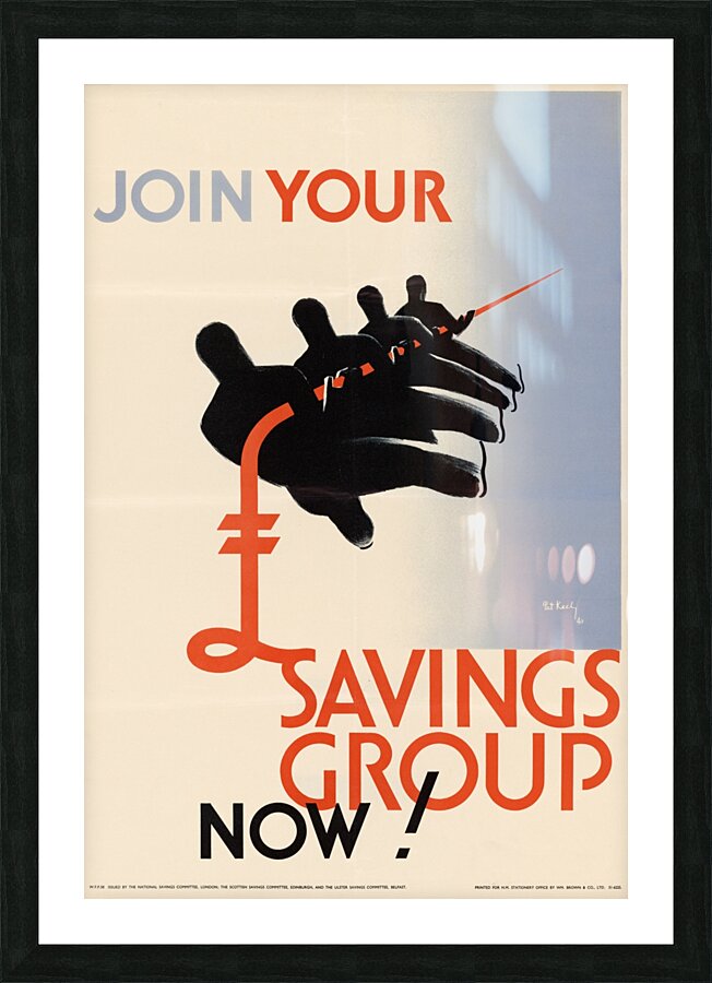 Join Your Savings Group Now! Picture Frame print