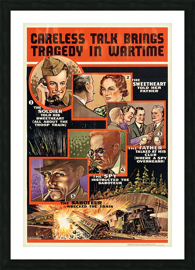 The Merchant Service is Silent Too! Picture Frame print