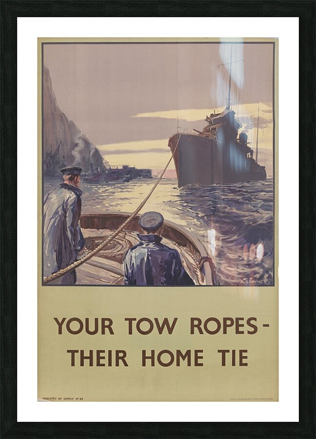 Your Tow Ropes – Their Home Tie Picture Frame print