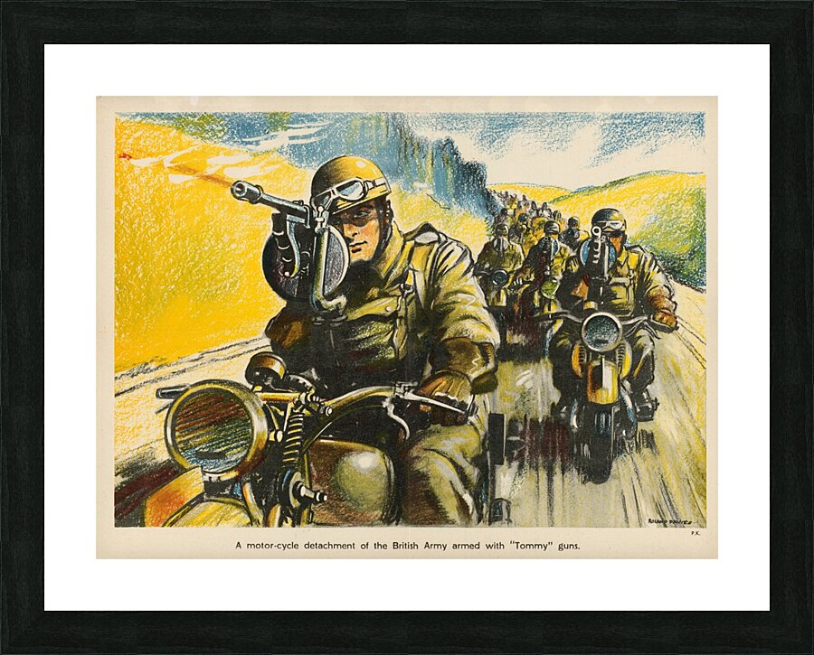 ‘Hurricanes’ of the Royal Air Force Cooperating with the Russian Air Force – Back Them Up! Picture Frame print