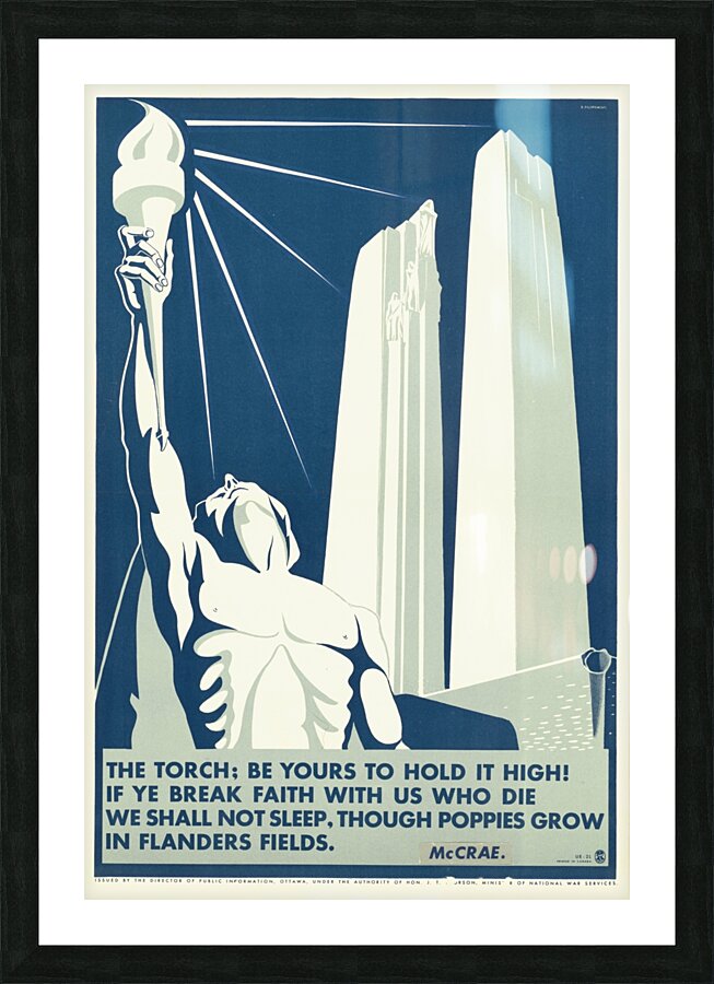 The Torch Be Yours to Hold it High Picture Frame print