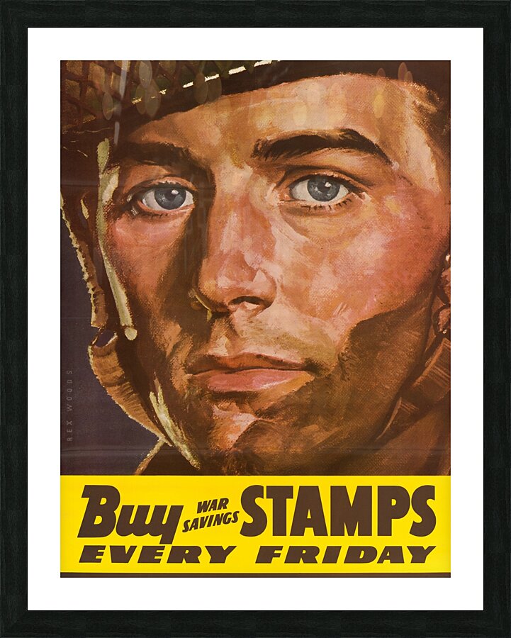 Buy War Savings Stamps Every Friday  Picture Frame print