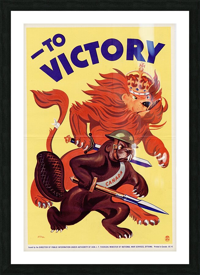 To Victory Picture Frame print
