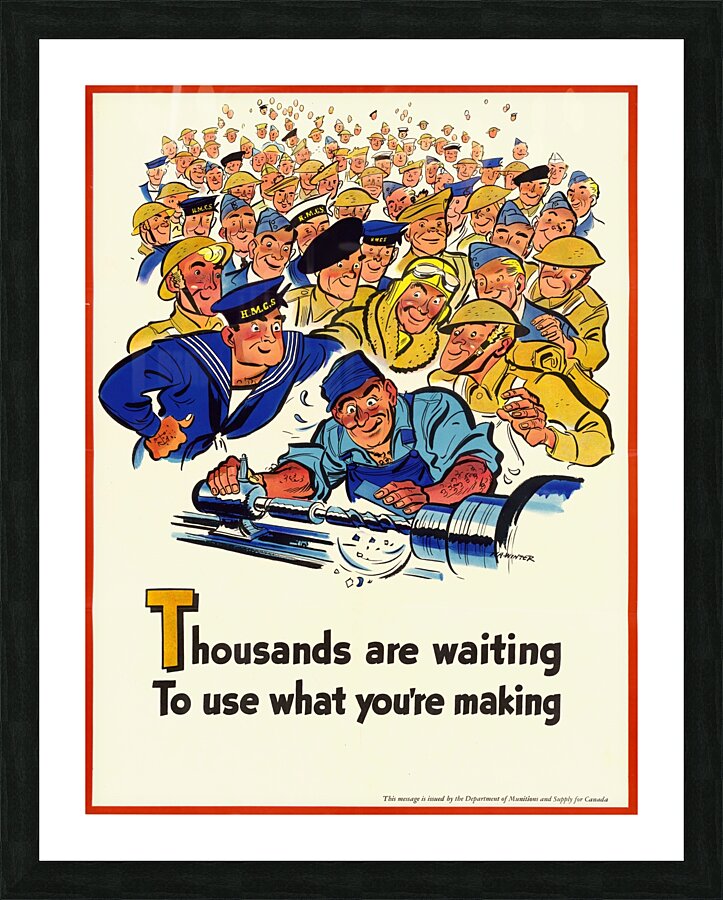 Thousands are Waiting to Use What You’re Making  Picture Frame print