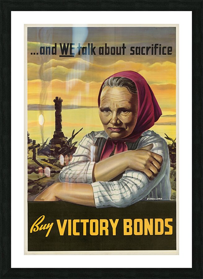 And We Talk about Sacrifice Picture Frame print