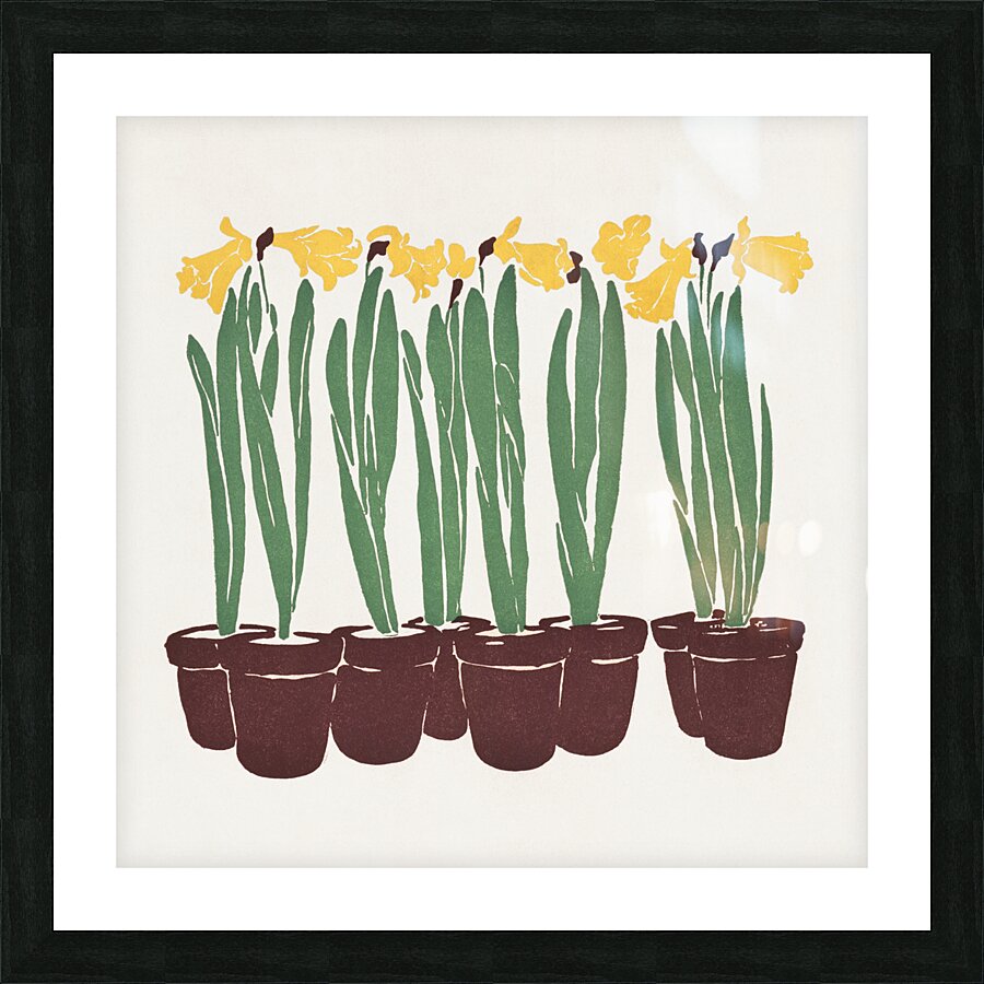 Vintage Flower Illustration 1899 by Edward Penfield Picture Frame print