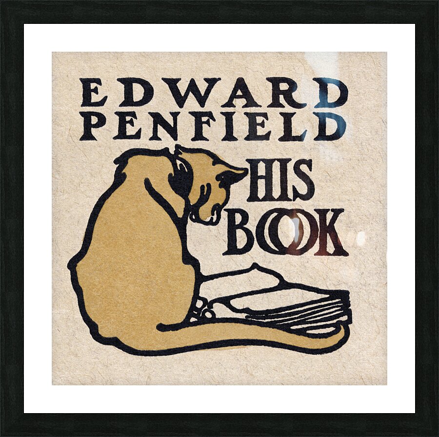 Edward Penfield His Book ca. 1900-1925 by Edward Penfield Picture Frame print