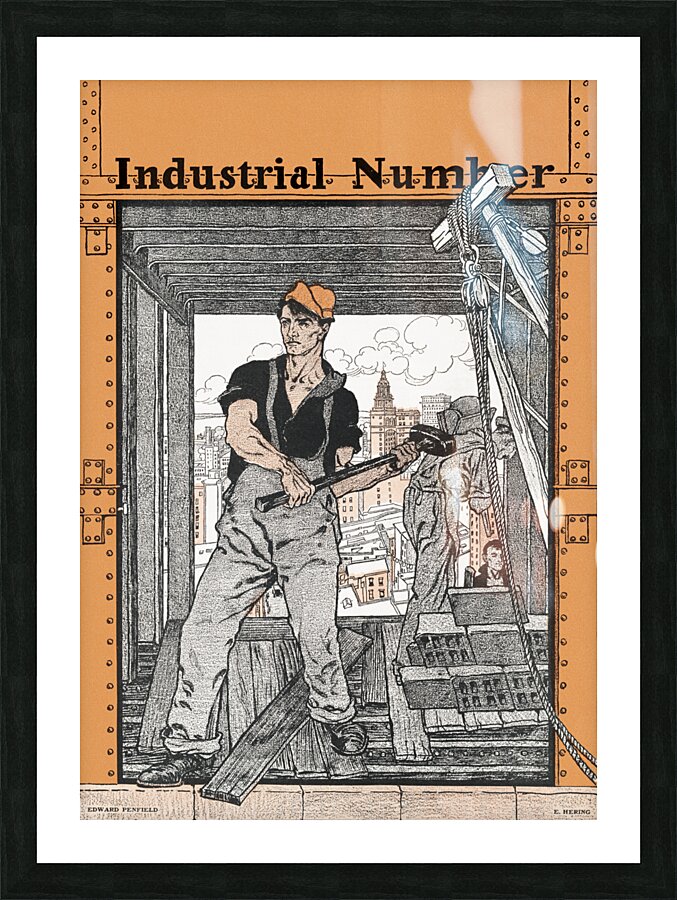Industrial Number 1901 by Edward Penfield Picture Frame print