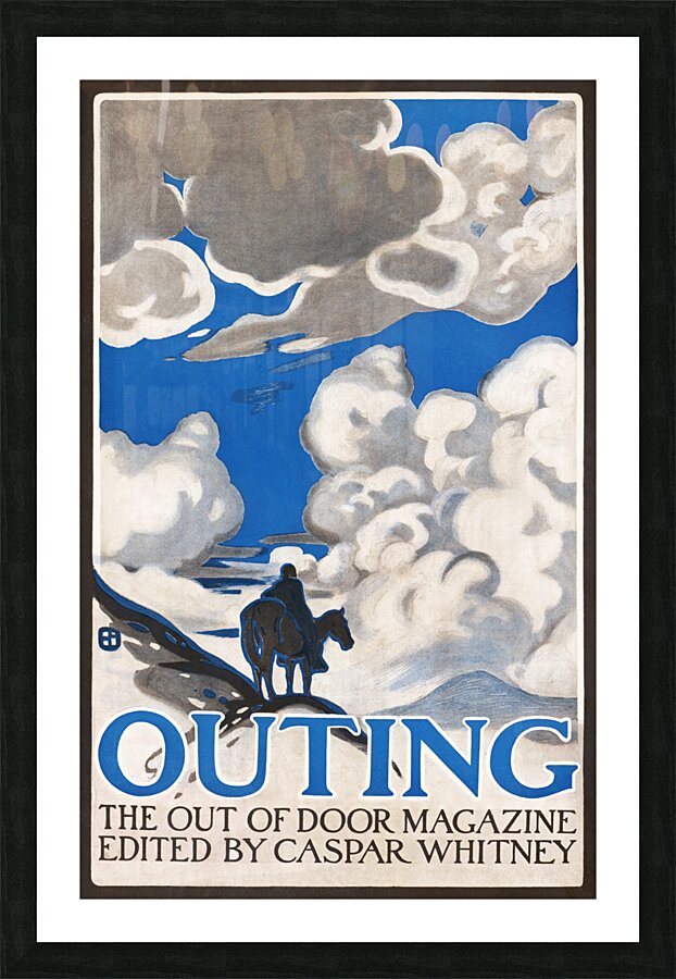 Outing 1902 by Edward Penfield Picture Frame print