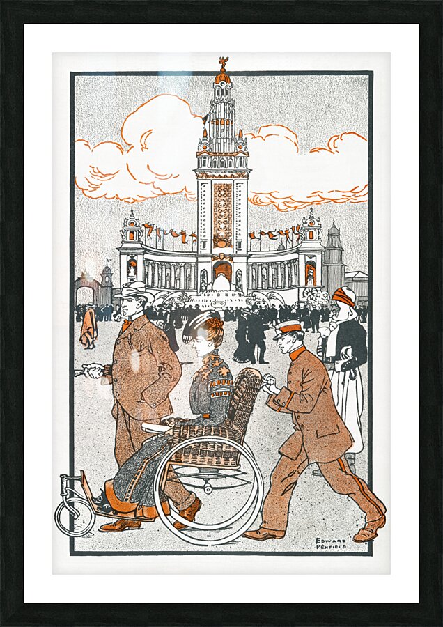 Pan-American Exposition 1901 by Edward Penfield Picture Frame print
