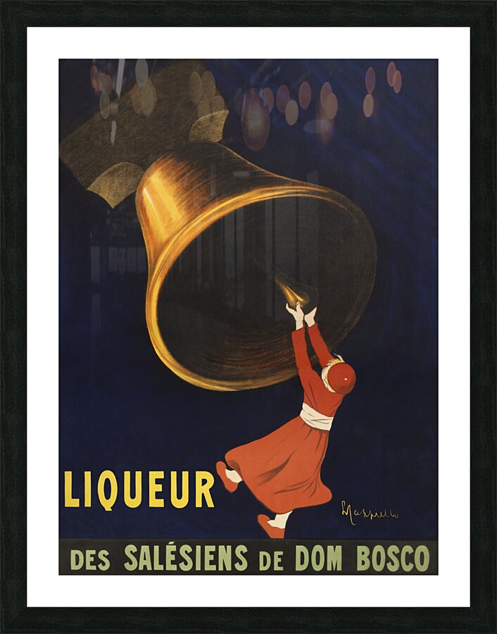 Angelus liqueur des Salésiens de Dom Bosco 1907 by Leonetto Cappiello Picture Frame print