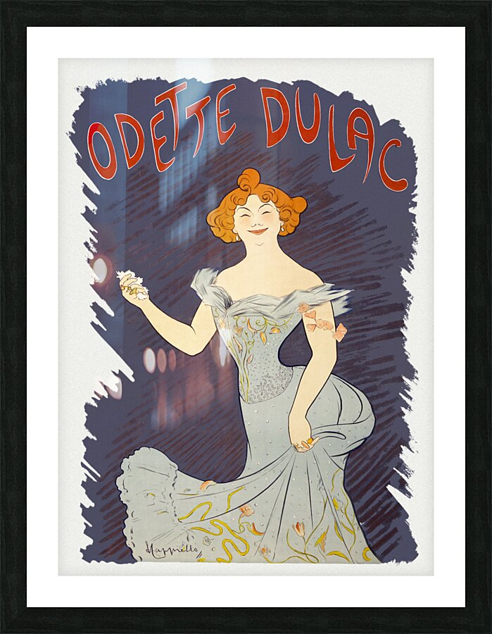Odette Dulac 1903 by Leonetto Cappiello  Picture Frame print