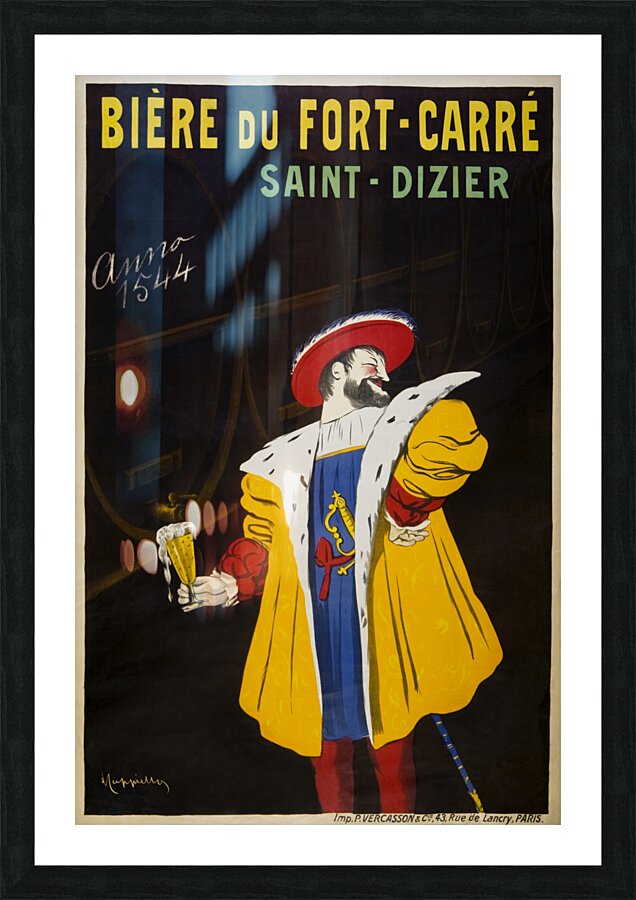 Beer from Fort-Carre Saint-Dizier 1912 by Leonetto Cappiello Picture Frame print