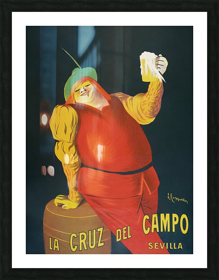 La Cruz del Campo beers 1906 by Leonetto Cappiello  Picture Frame print