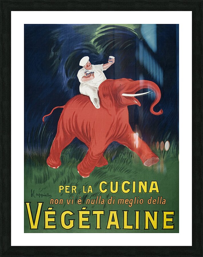 Vegetaline 1910 by Leonetto Cappiello Picture Frame print