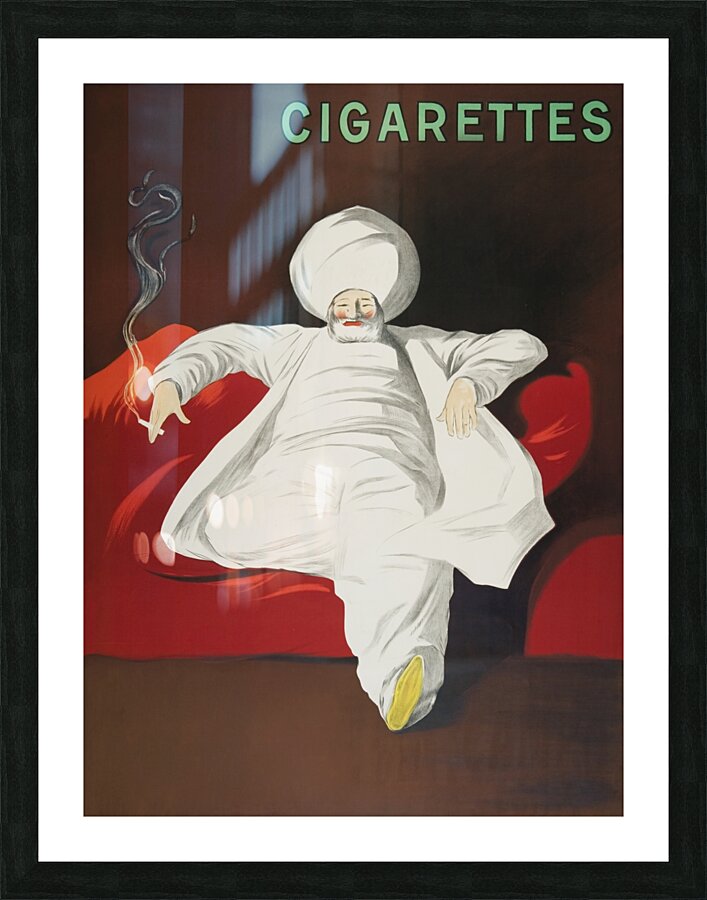 JOB Cigarettes 1912 by Leonetto Cappiello.  Picture Frame print