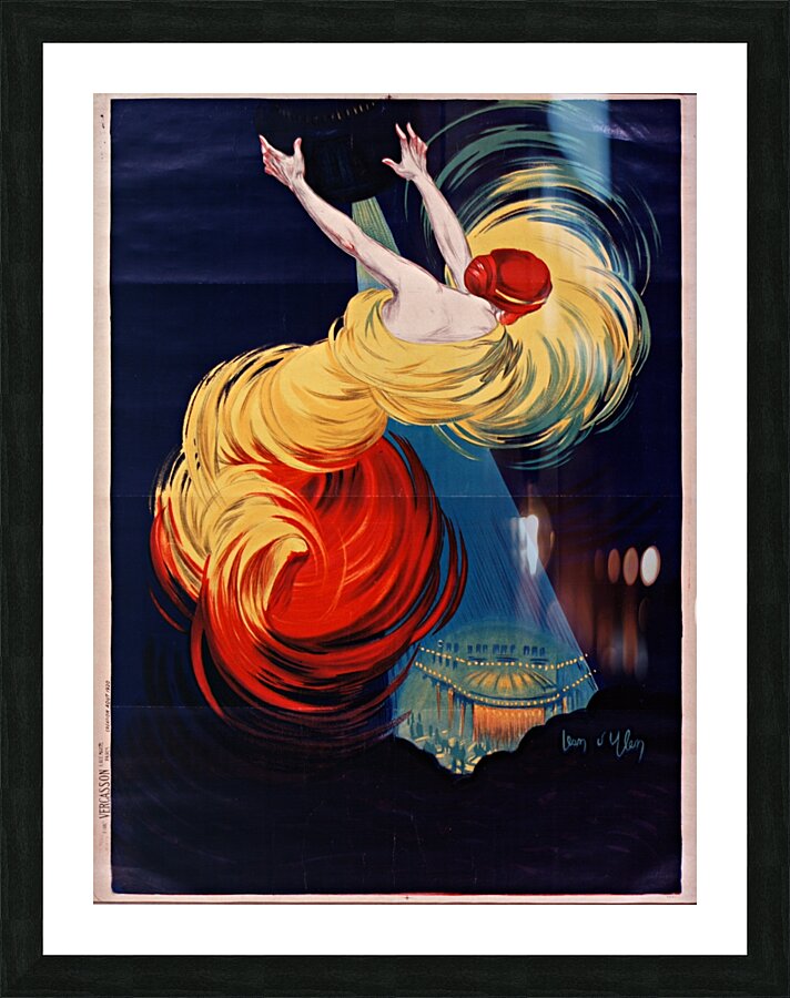 Danse de Moscou 1920 by Jean dYlen Poster Picture Frame print