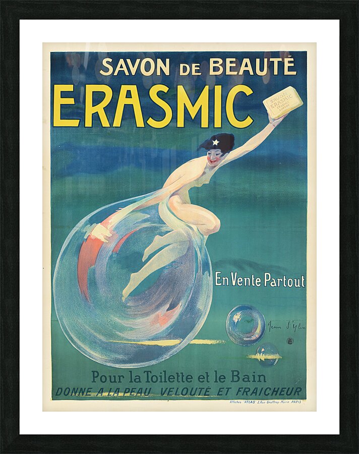 Erasmic 1912 by Jean dYlen Poster Picture Frame print