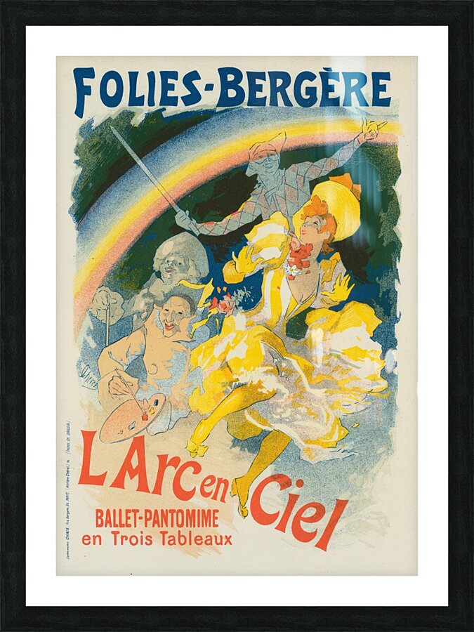 L’arc-En-Ciel 1896 Poster by Jules Chéret Picture Frame print