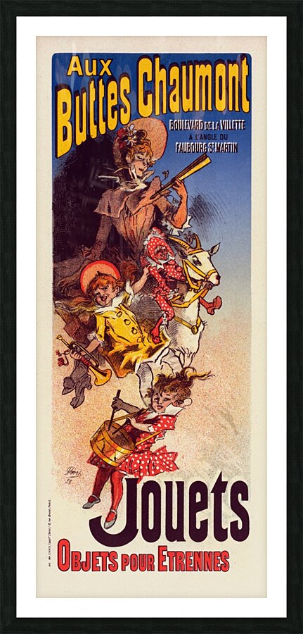 Magasin Des Buttes Chaumont 1899 Poster by Jules Chéret Picture Frame print