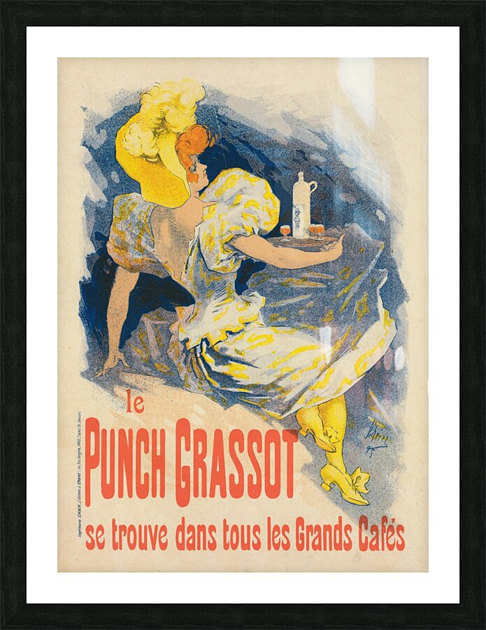 Punch Grassot 1896 Poster by Jules Chéret Picture Frame print