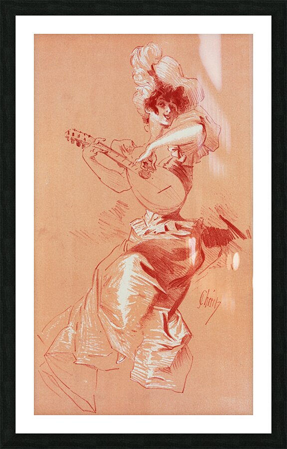 Maîtres de l’Affiche 1899 Illustration by Jules Chéret Picture Frame print