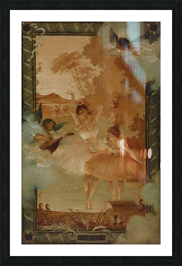 Ballerinas Figurative Poster by Jules Chéret Picture Frame print