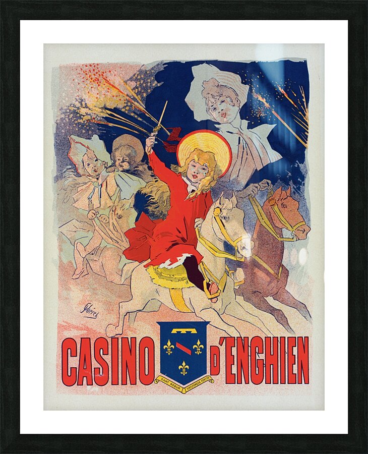 Casino d’Enghien 1898 Poster by Jules Chéret Picture Frame print