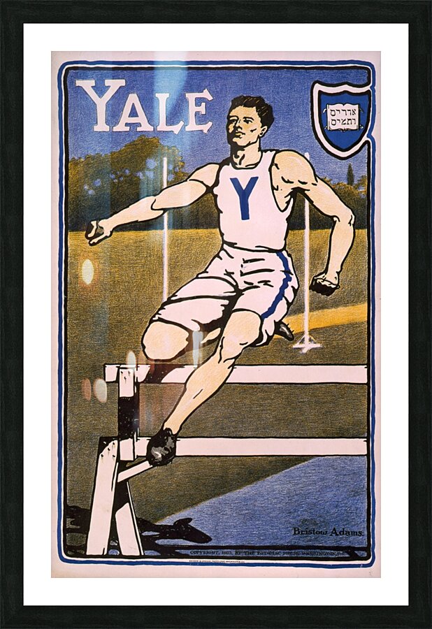 Yale 1903 Poster by Bristow Adams American 1875 – 1956 Picture Frame print