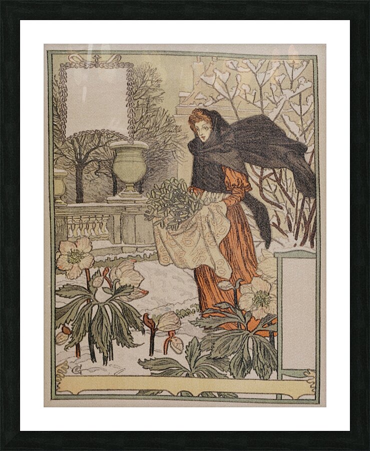Décembre 1896-1898 Poster by Eugène Samuel Grasset Picture Frame print