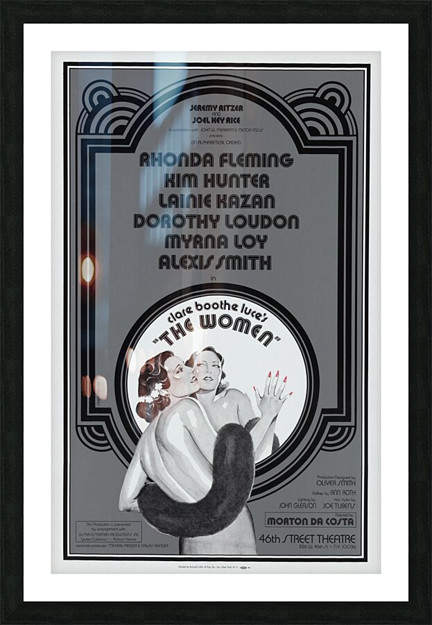 The Women 1973 Artcraft Lithograph Poster 1905–1970 Picture Frame print