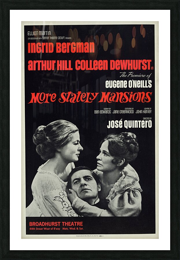 More Stately Mansions 1967 Artcraft Lithograph American 1905–1970 Poster Picture Frame print