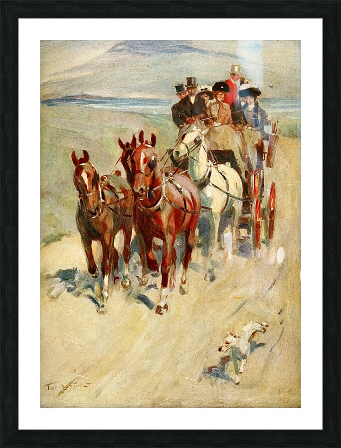 On The Road Frederic Whiting English 1874–1962 Picture Frame print