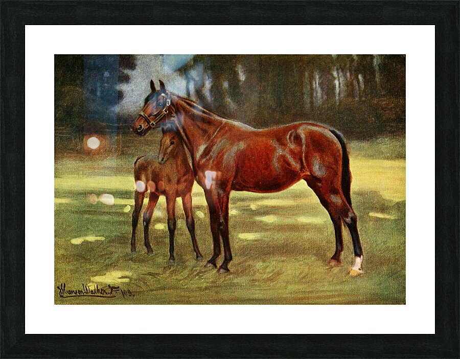 Perdita With Persimmon John Hanson Walker Jr. English 1844-1933 Picture Frame print