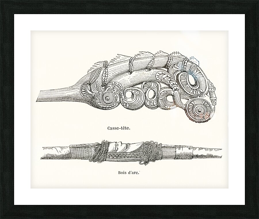 decorative motifs on weapons. 1888 edition Lornement Polychrome by Albert Racine 1825–1893. Picture Frame print