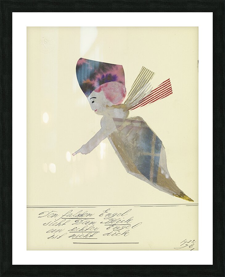 ‘Den falschen Engel …’ 1932  My Pictures Become Wilder and Wilder By John Elsas Picture Frame print
