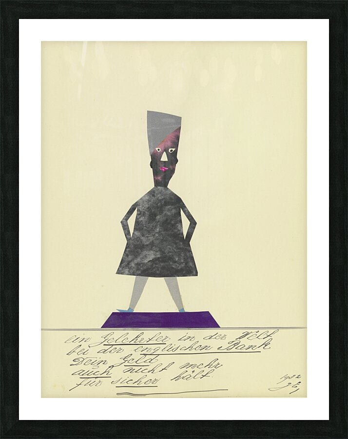 ‘Ein Gelehrter in der Welt …’ 1932  My Pictures Become Wilder and Wilder By John Elsas Picture Frame print