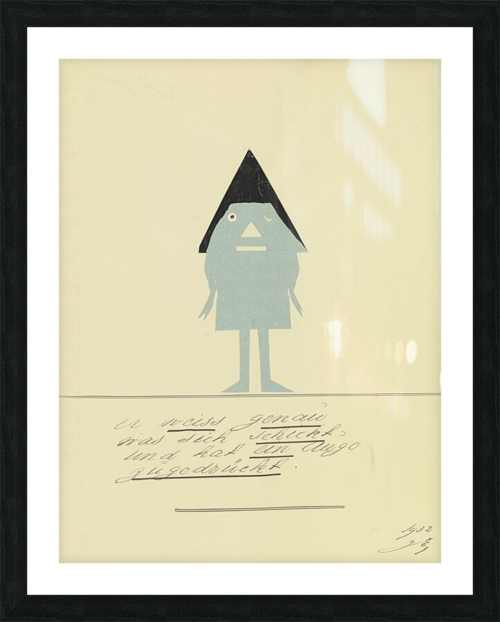 ‘Er weiss genau was sich schickt …’ 1932  My Pictures Become Wilder and Wilder By John Elsas Picture Frame print