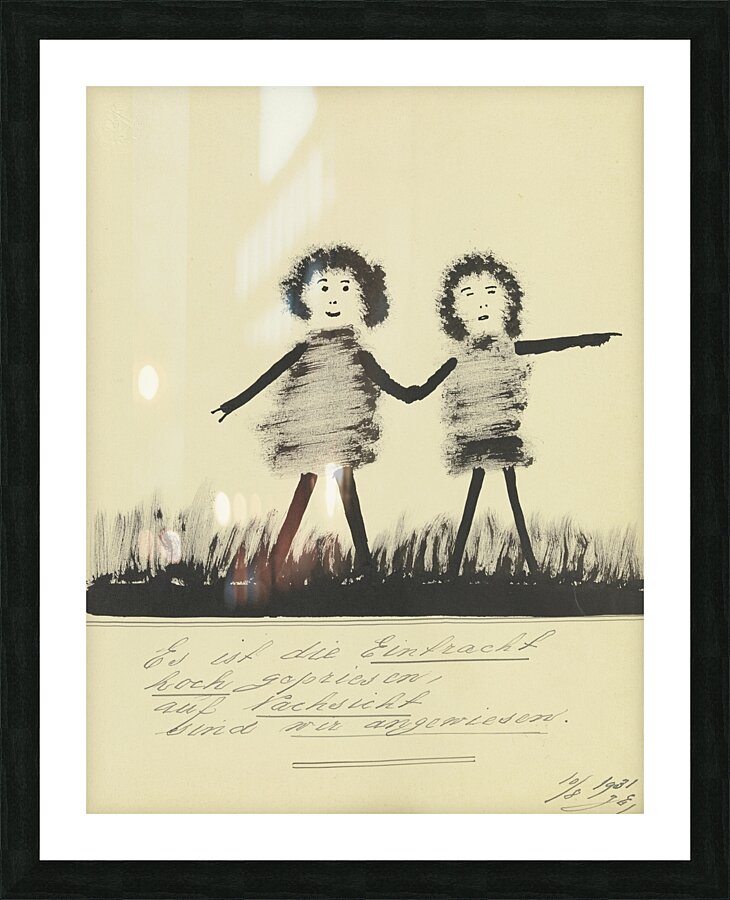 ‘Es ist die Eintracht hochgepriesen …’ 1931  My Pictures Become Wilder and Wilder By John Elsas Picture Frame print