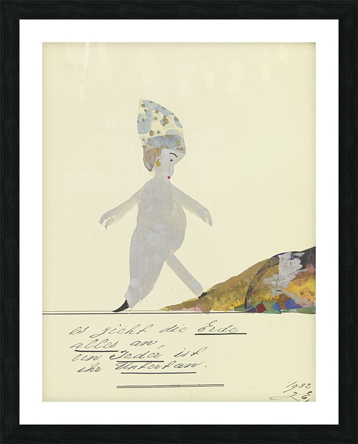 ‘Es zieht die Erde alles an …’ 1932  My Pictures Become Wilder and Wilder By John Elsas Picture Frame print