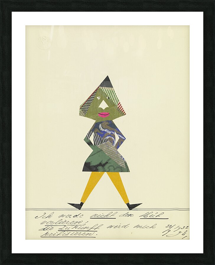 ‘Ich werde nicht den Mut verlieren …’ 1932  My Pictures Become Wilder and Wilder By John Elsas Picture Frame print