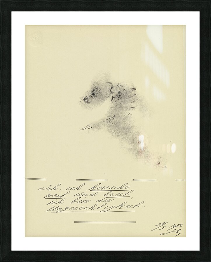 ‘Ich ich herrsche weit und breit …’ 1931  My Pictures Become Wilder and Wilder By John Elsas‘Ich ich herrsche weit und breit …’ 1931  My Pictures Become Wilder and Wilder By John Elsas Picture Frame print