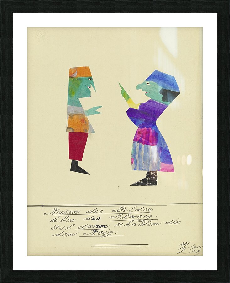 ‘Reisen die Bilder über die Schweiz …’ 1931  My Pictures Become Wilder and Wilder By John Elsas Picture Frame print