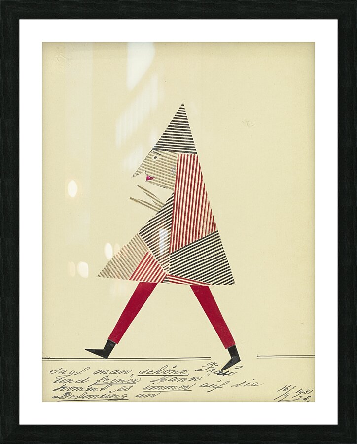 ‘Sagt man ‘schöne Frau und feiner Mann’ …’ 1931  My Pictures Become Wilder and Wilder By John Elsas Picture Frame print