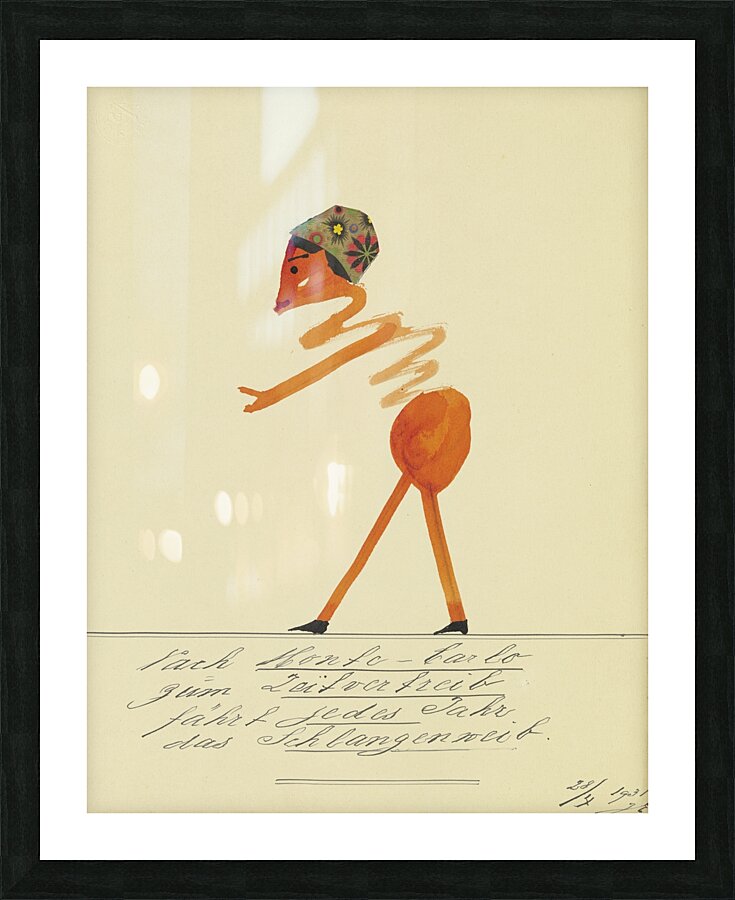 ‘Mit Vielen zu leiden ist nicht schwer …’ 1932  My Pictures Become Wilder and Wilder By John Elsas Picture Frame print