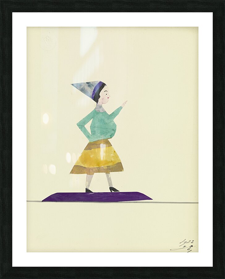 Untitled 1932  My Pictures Become Wilder and Wilder By John Elsas Picture Frame print