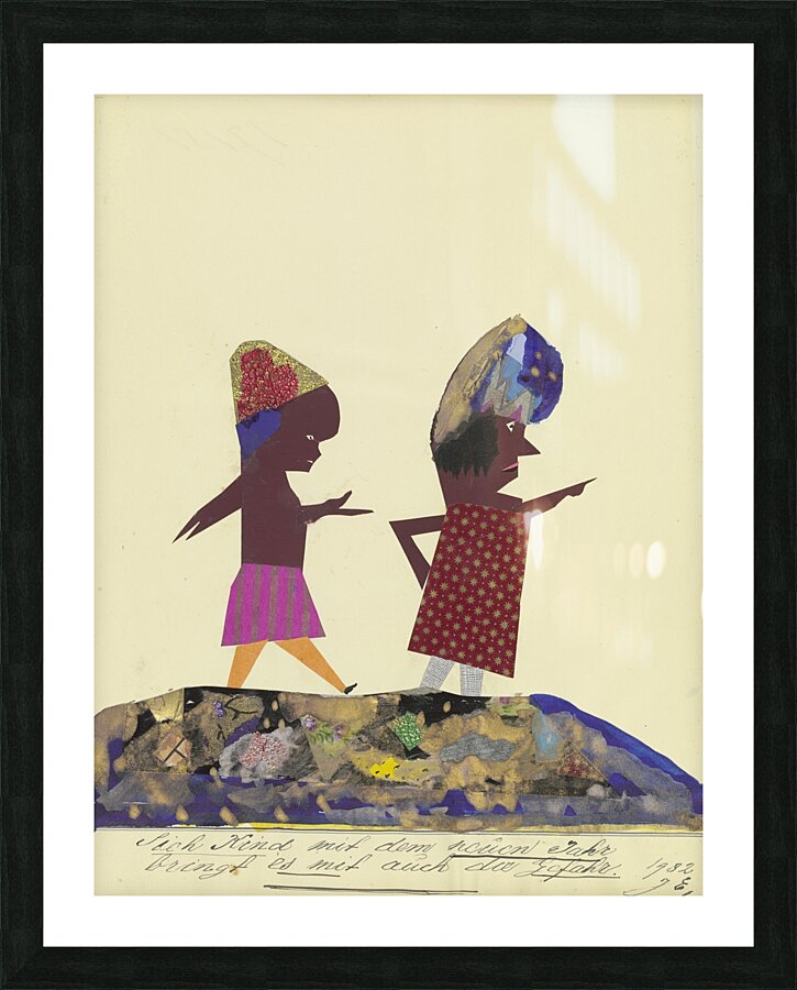 ‘Sieh Kind …’ 1932  My Pictures Become Wilder and Wilder By John Elsas Picture Frame print