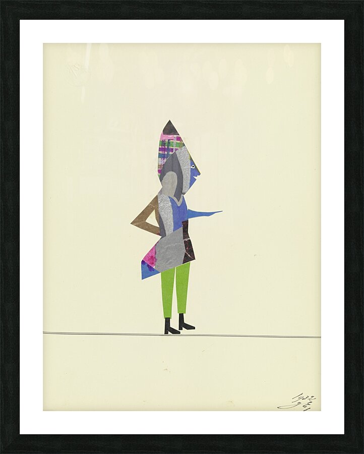 Untitled 1932  My Pictures Become Wilder and Wilder By John Elsas Picture Frame print